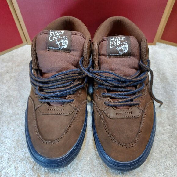 Vans Men's 8.5 Skate Half Cab Nick Michel Navy/Brown Suede VN0A5KYABF1 - Picture 9 of 13